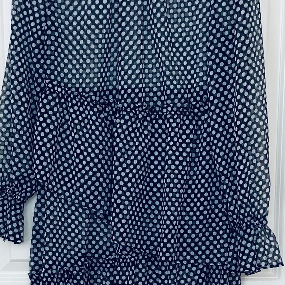 Who What Wear Polka Dot Dress - Picture 2 of 4